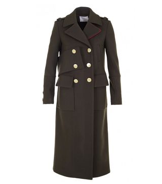 Tibi + Classic Coat - Loden Green