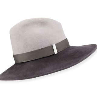 Gigi Burris + Drake Wool Wide-Brim Fedora Hat