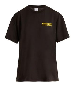 Vetements + Logo-Print Cotton T-Shirt