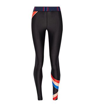 P.E. Nation + Centre Pass Striped Leggings