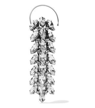 Balenciaga + Silver-Tone Crystal Ear Cuff