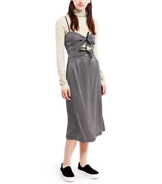 Rachel Comey + Tie-Front Midi Dress