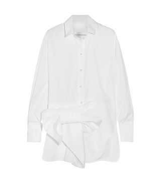 Victoria by Victoria Beckham + Bow-Embellished Cotton Shirt