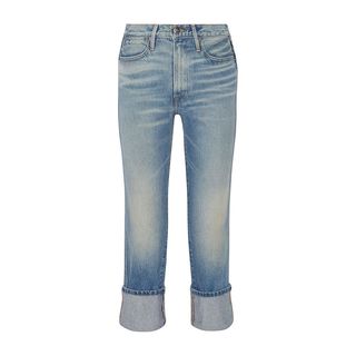 Frame + Rigid Re-Release Le High Straight-Leg Jeans
