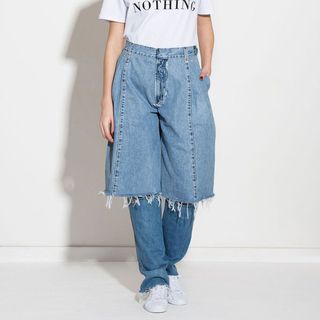 Ksenia Schnaider + Demi Denim Jeans