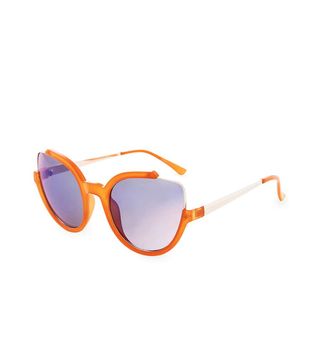 Topshop + Cutaway Cat Eye Sunglasses