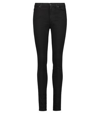 7 For All Mankind + High-Rise Skinny Jeans