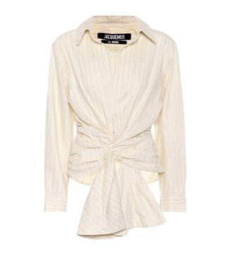 Jacquemus + La Chemise Olhao Linen-Blend Top