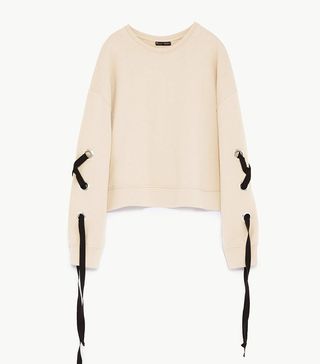 Zara + Sweatshirt With Bows