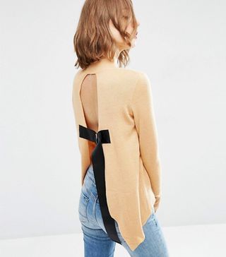 ASOS + Jumper With Open Back