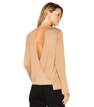 BCBG Max Azria + Open Back Sweater