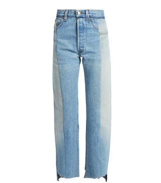 Vetements + Reworked High-Rise Straight-Leg Jeans
