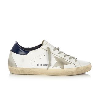 Golden Goose + Super Star Low-Top Leather Trainers