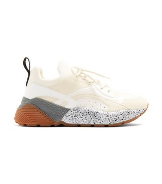 Stella McCartney + Eclipse Chunky-Sole Faux-Leather Trainers