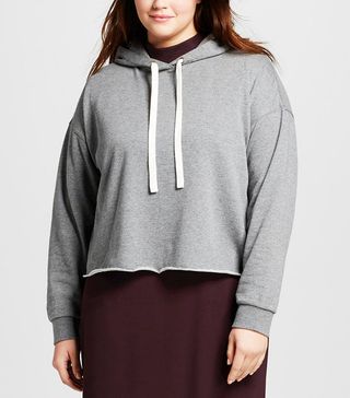 Who What Wear + Women's Plus Size Deconstructed Hoodie