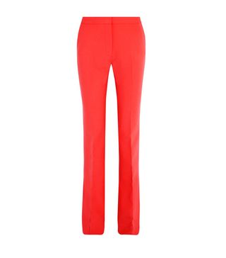 Victoria Victoria Beckham + Stretch Wool-Blend Flared Pants