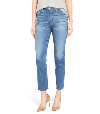 AG + The Isabelle Crop Straight Leg Jeans