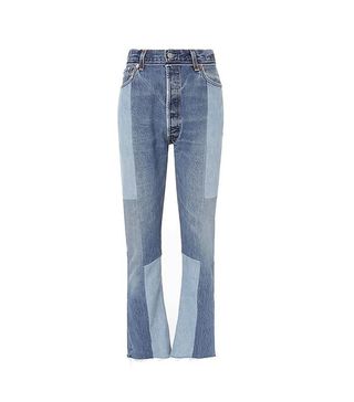 Re/Done + Seamed High-Rise Jeans