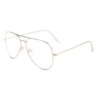 Outray + Classic Aviator Metal Frame Clear Lens Glasses