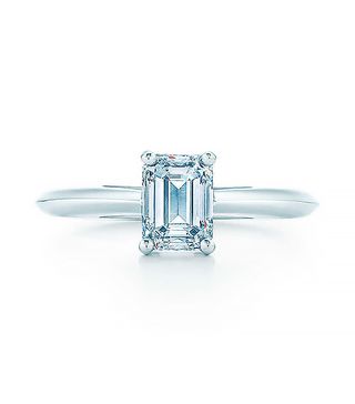Tiffany & Co. + 1 Carat Emerald Cut Engagement Ring