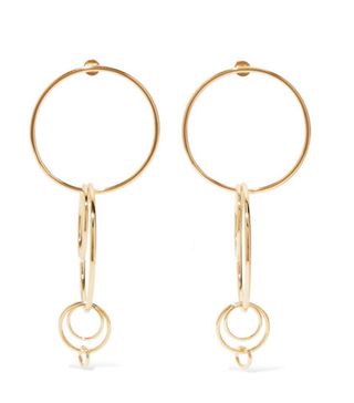 Jennifer Fisher + XL Multi Hoop Gold-Plated Earrings