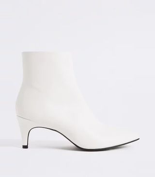 Marks and Spencer + Kitten Heel Side Zip Ankle Boots