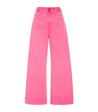 Apiece Apart + Zinc Pink Cropped Pants