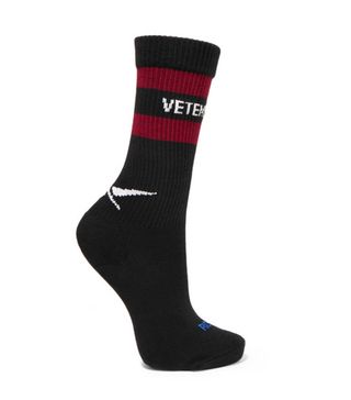 Vetements + + Reebok Intarsia Cotton-Blend Socks