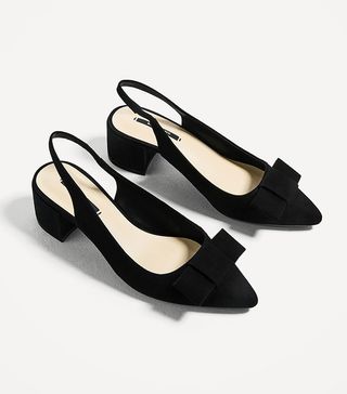 Zara + High-Heel Backless Shoes