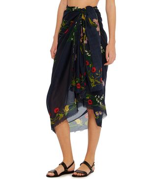 Stella McCartney + Embroidered Floral Sarong