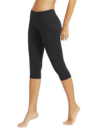 Baleaf + Yoga Workout Capris Leggings With Side Pocket