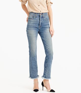 J.Crew + Point Sur Relaxed Cropped Bootcut Jeans