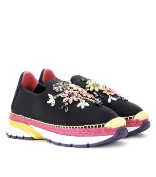 Dolce 
Gabbana + Embellished Sneakers