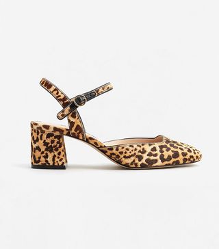 Mango + Leather Leopard Shoes