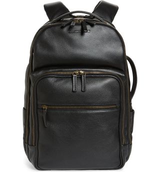 Johnston Murphy + Leather Backpack