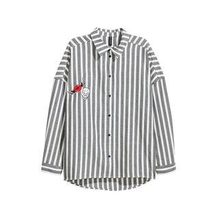 H&M + Wide-Cut Cotton Shirt
