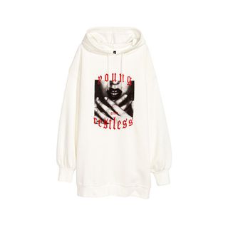 H&M + Long Hooded Sweatshirt