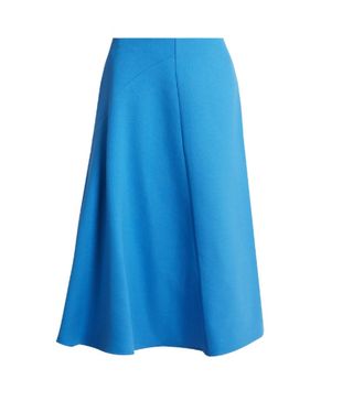 Marni + Wool-Crepe High-Waisted Skirt