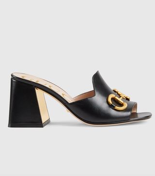 Gucci + Slide Sandal with Horsebit