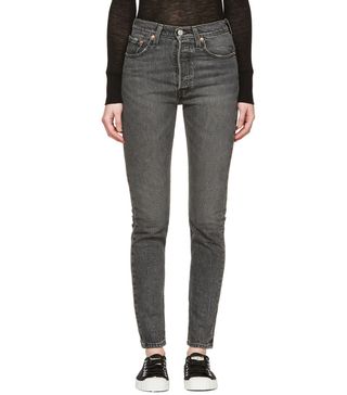 Levi's + Black 501 Skinny Jeans