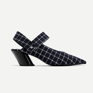 Zara + Block Heel Slingbacks