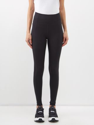 Girlfriend Collective + Compressive High-Rise Recycled-Fibre Leggings