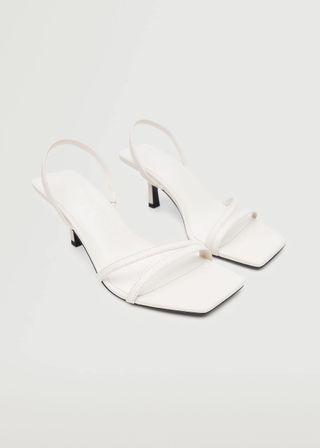 Mango + Heel Leather Sandals