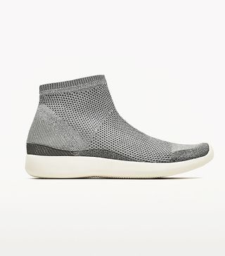 Zara + Shiny Sock Sneakers