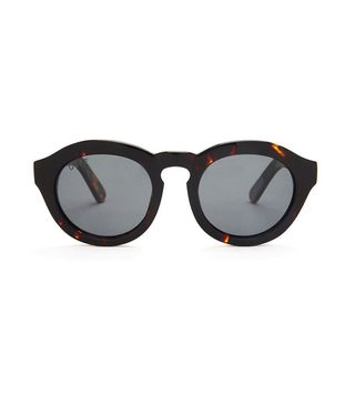 DIFF + Dime in Tortoise Frame With Grey Lens