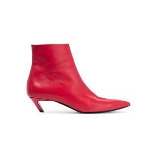 Balenciaga + Slash Leather Ankle Boots