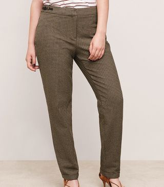 Violeta by Mango + Cotton Suit Trousers