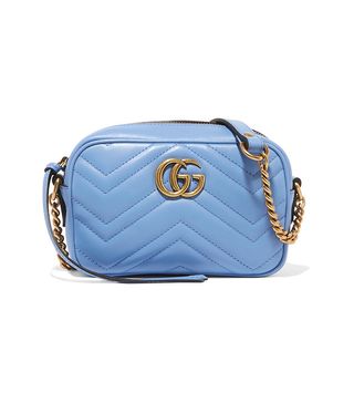 Gucci + GG Marmont Camera Mini Quilted Leather Shoulder Bag