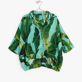 Zara Home + Leaf Print Shirt