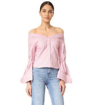 Jacquemus + Off the Shoulder Blouse